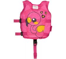 Swimming vest for children WAIMEA 52ZA ROZ 1-3 years 11-18 kg Pink/Orange/Black