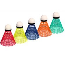 Badminton shuttles AVENTO 65SA 5pcs Multicolour