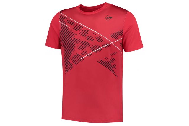 T-shirt for men DUNLOP PERFORMANCE Game Tee 1 M red T-shirt for men DUNLOP PERFORMANCE Game Tee 1 M red