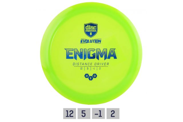 Diskgolfo diskas DISCMANIA NEO ENIGMA Evolution Distance Driver Diskgolfo diskas DISCMANIA NEO ENIGMA Evolution Distance Driver