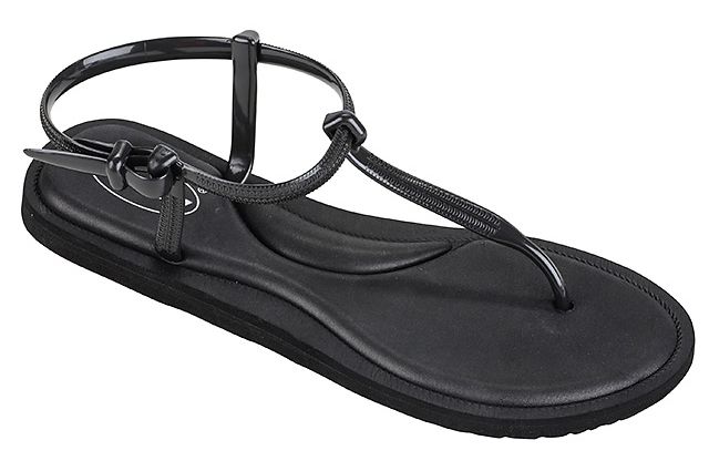 Slippers for ladies V-Strap FASHY SWANSBORO 20 black size Juoda