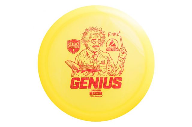 Discgolf DISCMANIA Fairway Driver GENIUS Active Premium Yellow 7/5/-4/1, Discgolf DISCMANIA Fairway Driver GENIUS Active Premium Yellow 7/5/-4/1