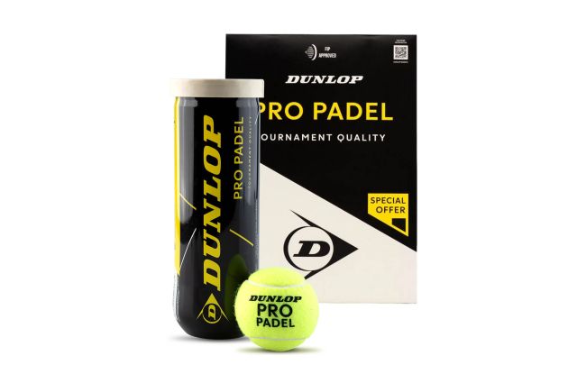 Padel teniso kamuoliukai DUNLOP PRO Padel Padel teniso kamuoliukai DUNLOP PRO Padel