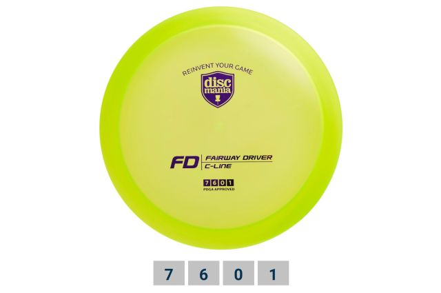 Discgolf DISCMANIA Fairway Driver C-LINE FD Green 7/6/0/1 Discgolf DISCMANIA Fairway Driver C-LINE FD Green 7/6/0/1