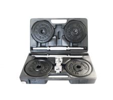 Cast iron weight dumbbells set with case TOORX 0.75-15 kg
