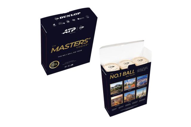 Tennis balls DUNLOP ATP TOUR MASTERS 3x4PET Tennis balls DUNLOP ATP TOUR MASTERS 3x4PET