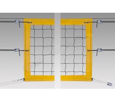 Beach volleyball net POKORNY Sport 8,5x1m, 3mm, with steel wire