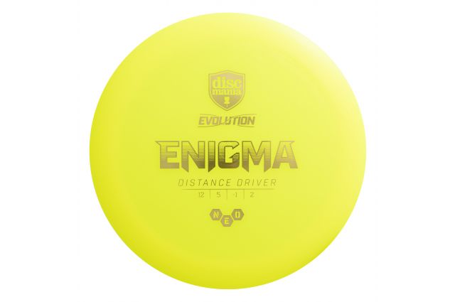 Discgolf DISCMANIA Distance Driver NEO ENIGMA Evolution 12/5/-1/2 Yellow Discgolf DISCMANIA Distance Driver NEO ENIGMA Evolution 12/5/-1/2 Yellow