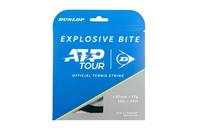 Stygos teniso raketei DUNLOP EXPLOSIVE BITE 17g/1,27mm 12m Stygos teniso raketei DUNLOP EXPLOSIVE BITE 17g/1,27mm 12m