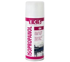 Cleaner ECS ISOPROPANOL 400ml for general use cleaning and technical maintenance on a range of PC boards, magnetic read/write heads (IPA)