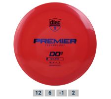 Discgolf DISCMANIA Distance Driver Q-LINE PREMIER DD3 Red 12/6/-1/2