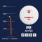 Diskgolfo diskas DISCMANIA D-LINE P2 FLEX 1 Putter Diskgolfo diskas DISCMANIA D-LINE P2 FLEX 1 Putter