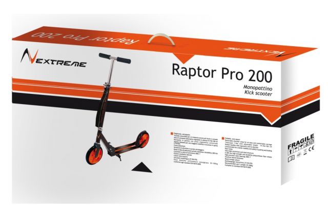 Paspirtukas ADVENTURE RAPTOR PRO 200 Paspirtukas ADVENTURE RAPTOR PRO 200