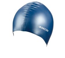 Silicone swimming cap METALLIC 7397 6 blue for adult