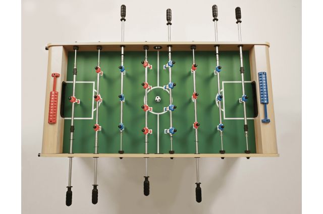 Football table GARLANDO F-3 Foldy Maple colour telescopic rods Football table GARLANDO F-3 Foldy Maple colour telescopic rods