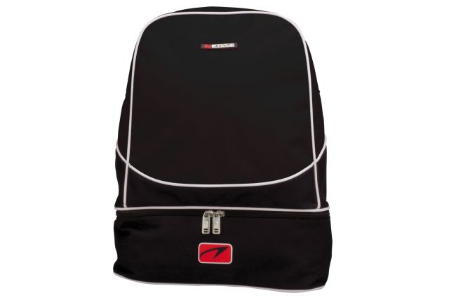 Sports backpack AVENTO 50AC Black/White/Red Sports backpack AVENTO 50AC Black/White/Red