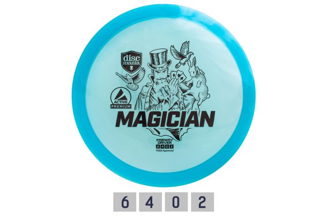 Diskgolfo diskas DISCMANIA Fairway Driver MAGICIAN Active Premium Diskgolfo diskas DISCMANIA Fairway Driver MAGICIAN Active Premium