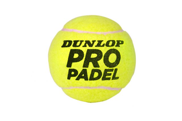 Padel tennis ball Dunlop PRO PADEL 3-pet FIP approved Padel tennis ball Dunlop PRO PADEL 3-pet FIP approved