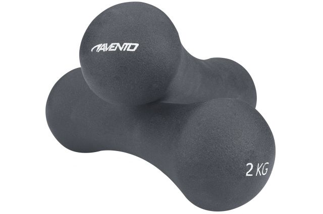 Dumbbells steel/PU AVENTO 42DB 2x2kg Dumbbells steel/PU AVENTO 42DB 2x2kg