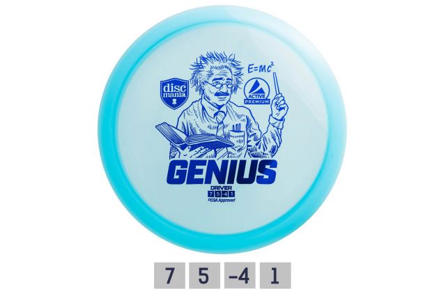 Discgolf DISCMANIA  Fairway Driver GENIUS Active Premium Blue 7/5/-4/1 Discgolf DISCMANIA  Fairway Driver GENIUS Active Premium Blue 7/5/-4/1