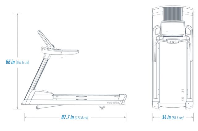 Treadmill FREEMOTION t10.9b REFLEX LED 220V Treadmill FREEMOTION t10.9b REFLEX LED 220V