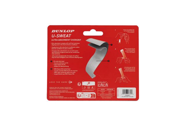 Teniso raketės virš. apvija DUNLOP Balta VIPERDRY ATP overgrip, white