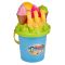 Sand Bucket Happy Summer Set of 8 pcs BECO 95029 Sand Bucket Happy Summer Set of 8 pcs BECO 95029