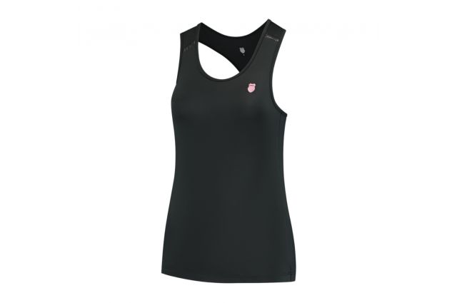 Marškinėliai mot. K-SWISS HYPERCOURT SINGLET 4 L dydis Juoda Marškinėliai mot. K-SWISS HYPERCOURT SINGLET 4 L dydis