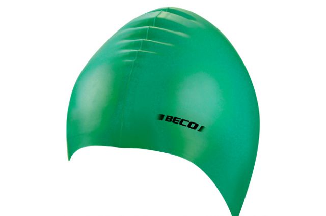 BECO Silicone swimming cap 7390 8 green for adult Žalia BECO Silicone swimming cap 7390 8 green for adult