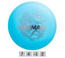 Discgolf DISCMANIA Fairway Driver MERMAID Light Blue flofts in water  7/4/-1/2