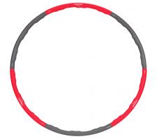 Fitness Hula Hoop AVENTO 42HF 100cm 1,2kg Pink/Grey