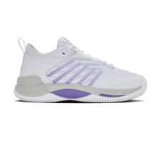 Tennis shoes for ladies K-SWISS HYPERCOURT SUPREME 2 CLAY white/purple