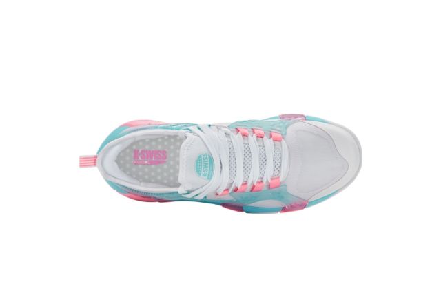 Padelio batai mot. K-FRAME PADEL light blue/pink