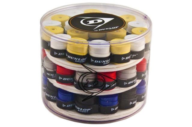 Tennis racket overgrip DUNLOP GECKO-TAC  multicolour 60pcs Tennis racket overgrip DUNLOP GECKO-TAC  multicolour 60pcs