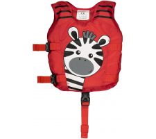 Swimming vest for children WAIMEA 52ZA ROO 1-3 year 11-18 kg Red/Black/White/Grey