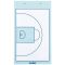 Strategy board for basketball coach MOLTEN SB0020 Strategy board for basketball coach MOLTEN SB0020