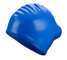 Swimming cap silicone BECO 7530 6 blue long hair