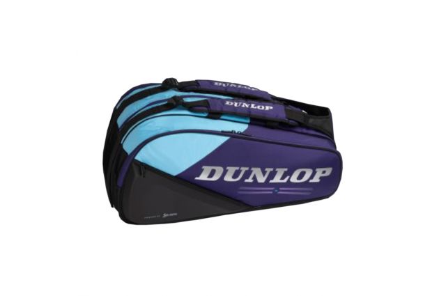 Tennis Bag DUNLOP FX-PERFORMANCE 12 violet/black/cyan