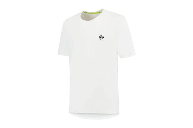 T-shirt for men DUNLOP CLUB CREW TEE M white Balta T-shirt for men DUNLOP CLUB CREW TEE M white