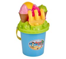 Sand Bucket Happy Summer Set of 8 pcs BECO 95029