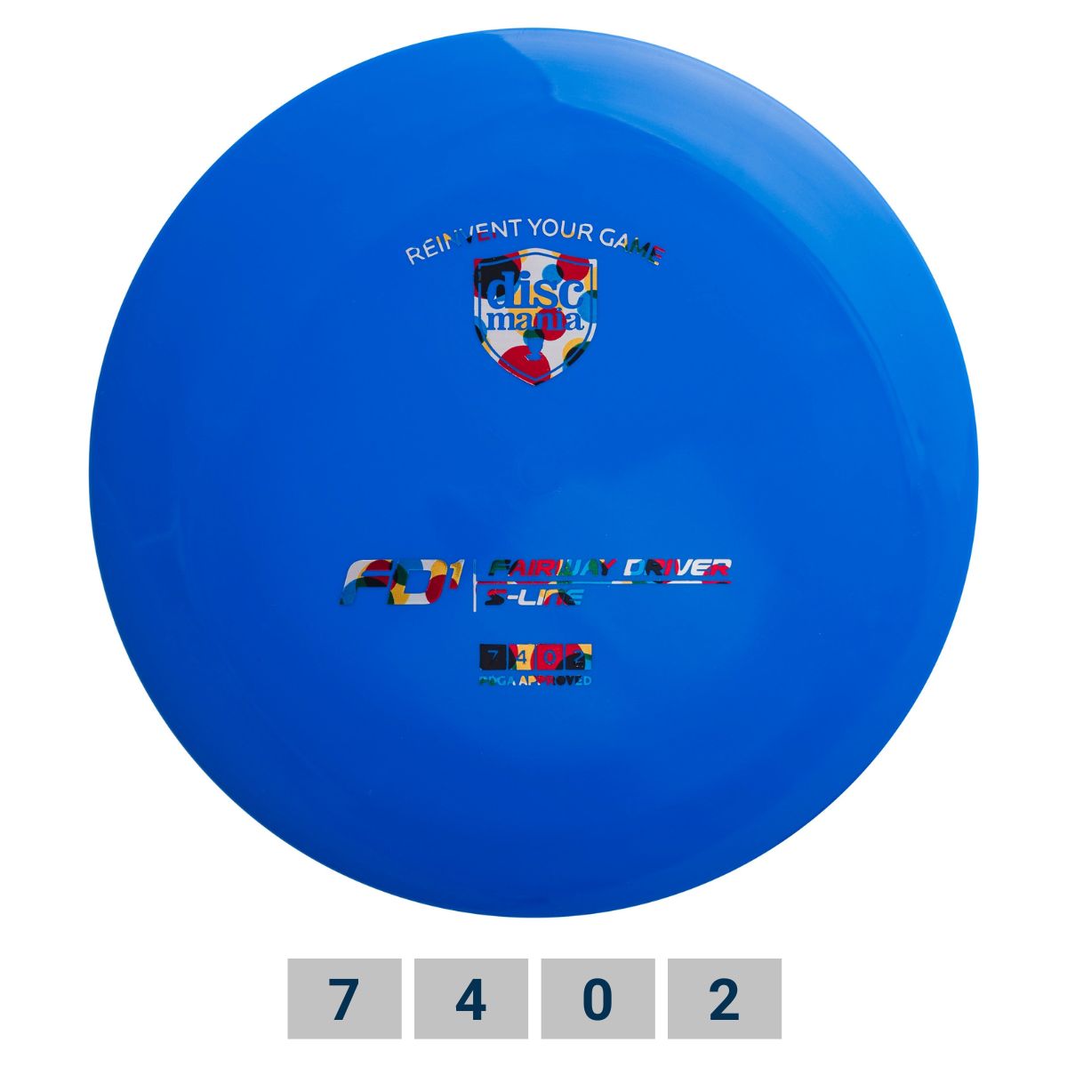 Mėlynas Discmania S-Line FD1 diskas