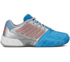 Tennis shoes for kids K-SWISS BIGSHOT LIGHT, 3 OMNI, blue/gray, size UK 4,5 (EU 37,5)