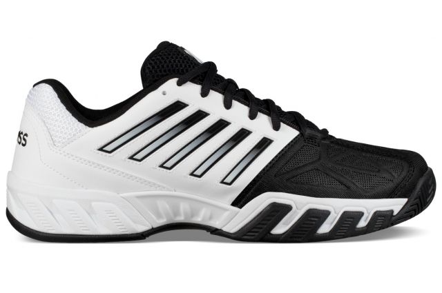 Tennis shoes for men K-SWISS BIGSHOT LIGHT 3 OMNI, white/black, outdoor UK 12 (EU 47), Tennis shoes for men K-SWISS BIGSHOT LIGHT 3 OMNI, white/black, outdoor UK 12 (EU 47)