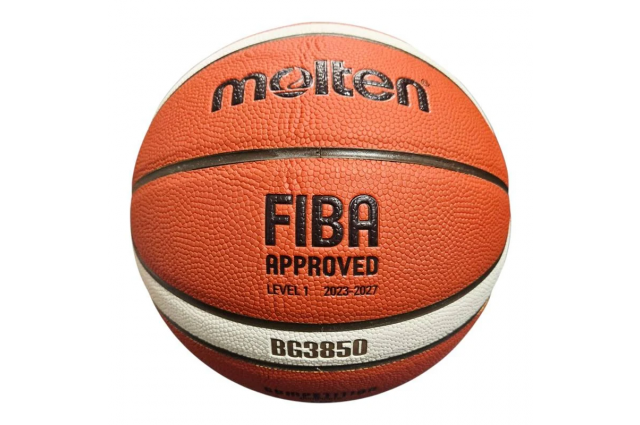 Basketball ball training MOLTEN B5G3850 FIBA synth. leather size 5 Basketball ball training MOLTEN B5G3850 FIBA synth. leather size 5