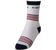 K-Swiss long sport socks 39-42 white/black