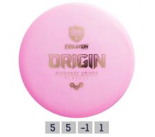 Discgolf DISCMANIA Midrange Driver NEO ORIGIN Evolution Pink 5/5/-1/1