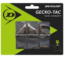 Tennis racket overgrip Dunlop GECKO-TAC black 3pcs- blister
