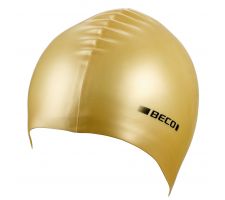 Silicone swimming cap METALLIC 7397 33 gold