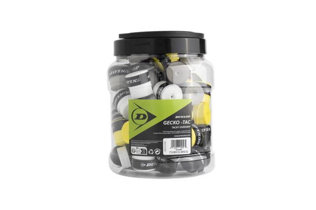 Teniso raketės virš. apvija DUNLOP GECKO-TAC overgrip, mixed multicolour Teniso raketės virš. apvija DUNLOP GECKO-TAC overgrip, mixed