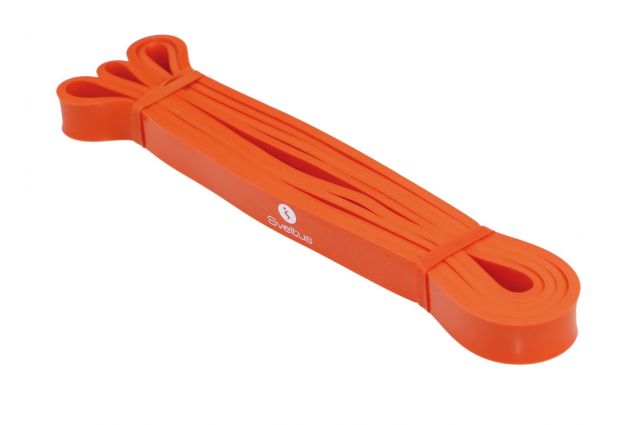 Fitness tube SVELTUS Power band medium Orange for professionals Fitness tube SVELTUS Power band medium Orange for professionals